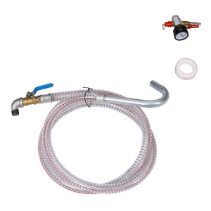 English Elm 18 Gallon Steel Waste Oil Drain Tank with Telescoping Column and Four Wheel Mobility W46537372