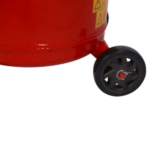 English Elm 18 Gallon Steel Waste Oil Drain Tank with Telescoping Column and Four Wheel Mobility W46537372