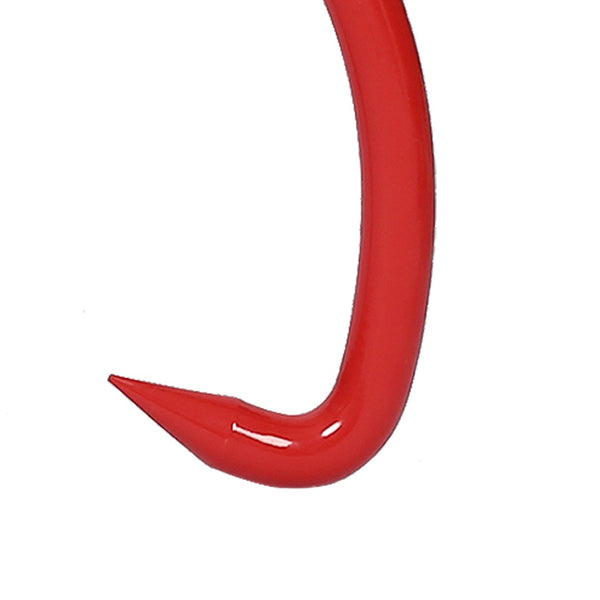English Elm Skidding Tongs Heavy Duty Powder Coated Steel Log Grip Tool with 32 Inch Chain Ring W46537379