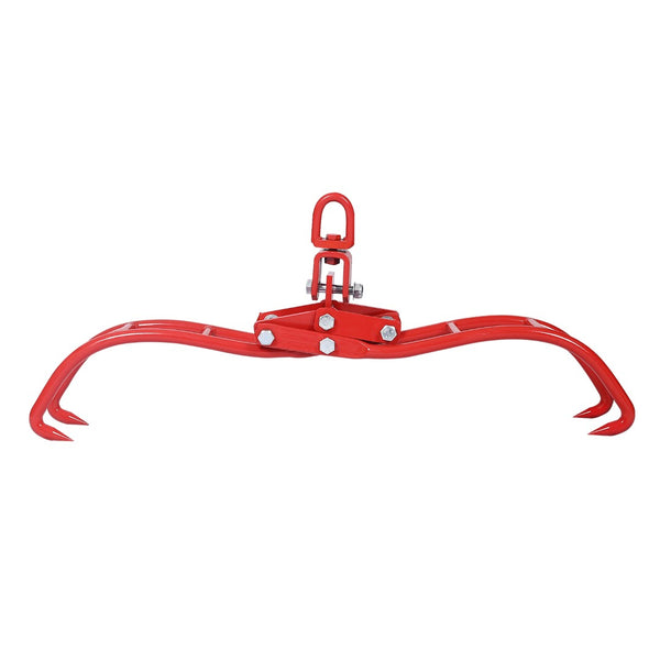 English Elm 4 Claw Steel Logging Tongs with Self-tightening Grip for Heavy Timber Skidding W46537381