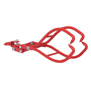 English Elm 4 Claw Steel Logging Tongs with Self-tightening Grip for Heavy Timber Skidding W46537381