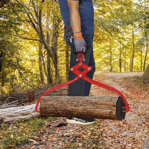 English Elm 4 Claw Heavy Duty Timber Logging Tongs 3000 Lb Rated Powder Coated Steel Grabber W46537382