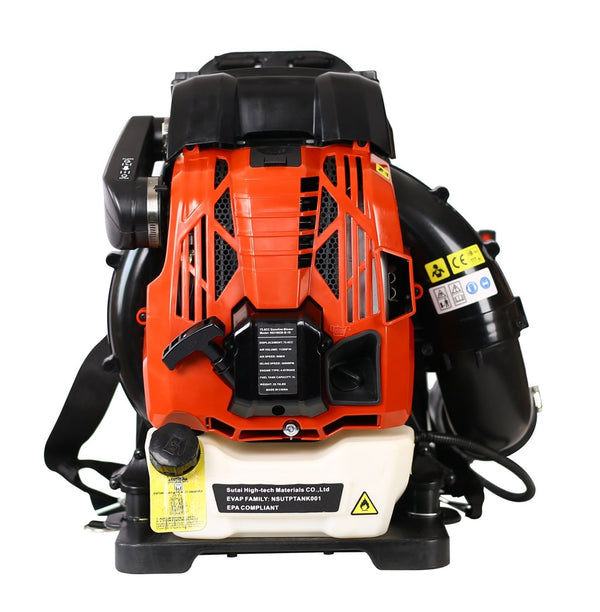 English Elm 76cc 4-stroke Backpack Gas Blower 750 Cfm Heavy Duty Ergonomic Harness Yard Cleanup W46537478