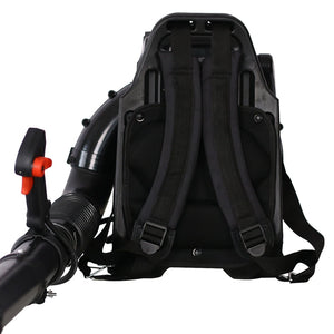 English Elm 76cc 4-stroke Backpack Gas Blower 750 Cfm Heavy Duty Ergonomic Harness Yard Cleanup W46537478