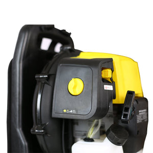 English Elm Gasoline Backpack Blower 52cc 2-stroke Engine 530 Cfm Ergonomic Padded Harness Outdoor W46537643