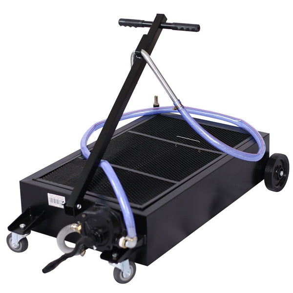 English Elm 20-gallon Low Profile Oil Drain Unit with Manual Pump for Trucks and Shop Bays W46538728