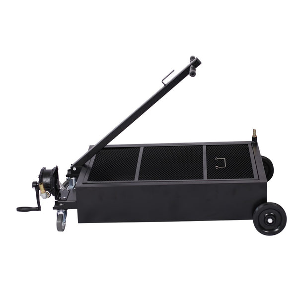English Elm 20-gallon Low Profile Oil Drain Unit with Manual Pump for Trucks and Shop Bays W46538728