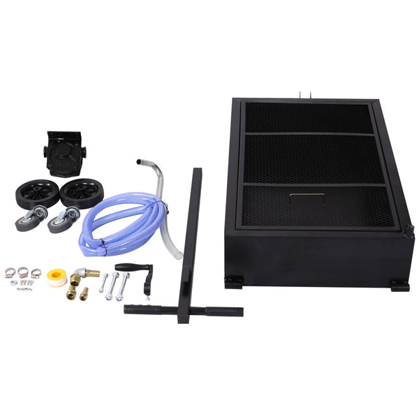 English Elm 20-gallon Low Profile Oil Drain Unit with Manual Pump for Trucks and Shop Bays W46538728