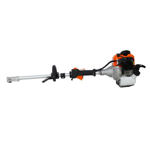 English Elm 4 in 1 Gas Combo Tool 33cc 2-stroke Engine Pole Saw Hedge Trimmer Brush Cutter W46538844