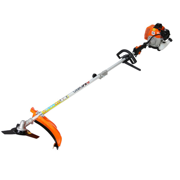 English Elm 4 in 1 Gas Combo Tool 33cc 2-stroke Engine Pole Saw Hedge Trimmer Brush Cutter W46538844