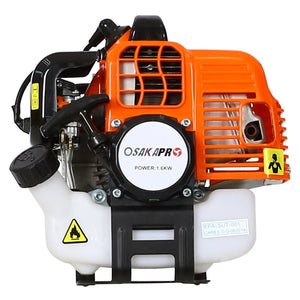 English Elm 4 in 1 Gas Combo Tool 33cc 2-stroke Engine Pole Saw Hedge Trimmer Brush Cutter W46538844