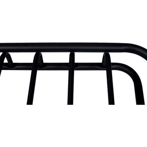English Elm Rooftop Cargo Basket Steel Roof Rack with Wind Fairing for All-weather Hauling W46540103