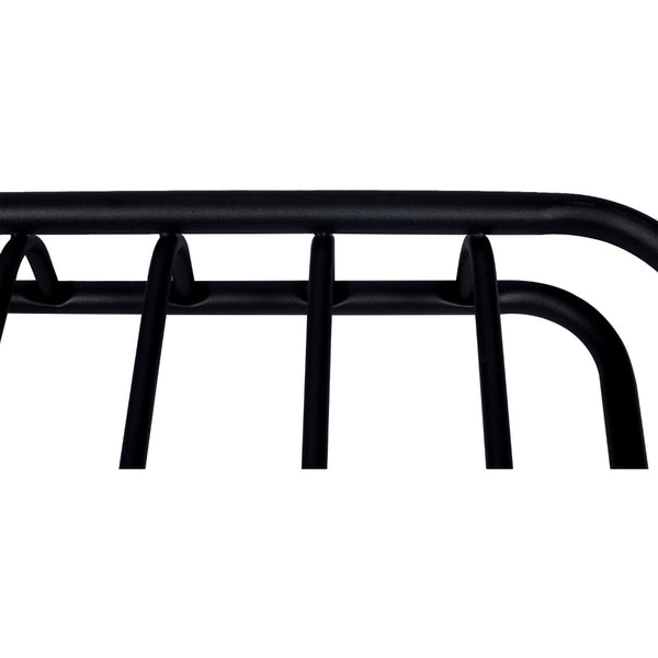 English Elm Rooftop Cargo Basket Steel Roof Rack with Wind Fairing for All-weather Hauling W46540103