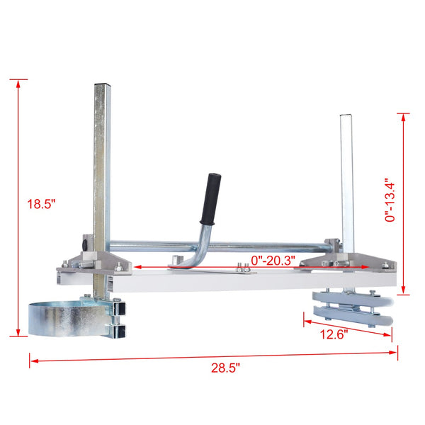 English Elm Chainsaw Mill Portable Aluminum Steel Log Planking Tool Fits 14 to 24 Inch Bars W46540107