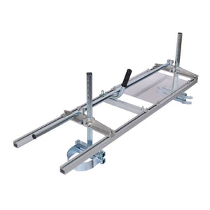 English Elm Chainsaw Mill Portable Aluminum Steel Log Lumber Planking Rig Fits 14 to 48 Inch Bars W46540109