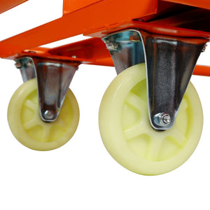 English Elm Heavy Duty Steel Panel Dolly with Locking Casters and 1600lb Jobsite Capacity W46540330