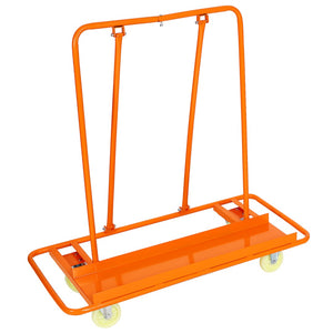 English Elm Heavy Duty Steel Panel Dolly with Locking Casters and 1600lb Jobsite Capacity W46540330