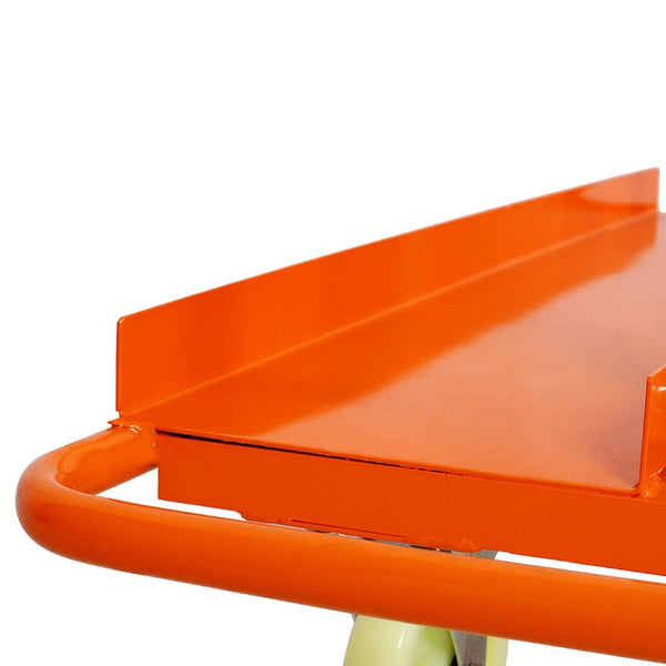 English Elm Heavy Duty Steel Panel Dolly with Locking Casters and 1600lb Jobsite Capacity W46540330