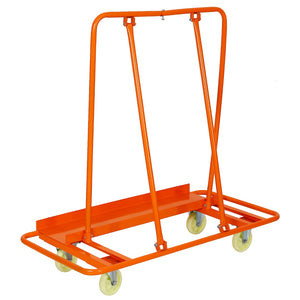 English Elm Heavy Duty Steel Panel Dolly with Locking Casters and 1600lb Jobsite Capacity W46540330