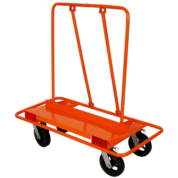 English Elm Heavy Steel Panel Dolly with Powder-coated Frame and 2400lb Swivel Caster Capacity W46540331