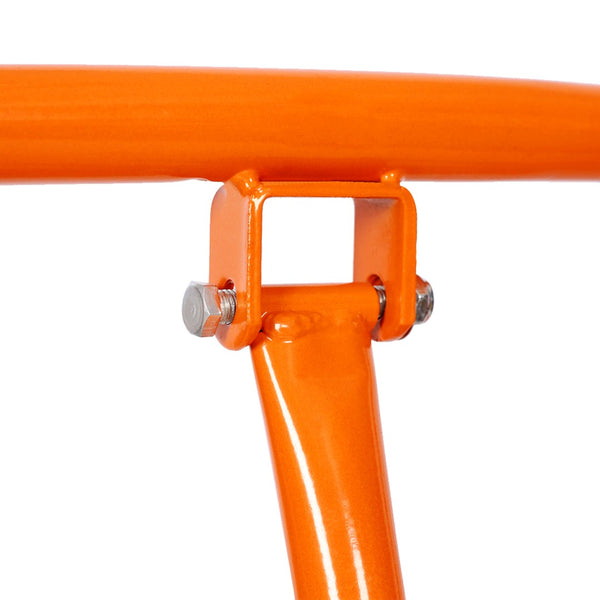 English Elm Heavy Steel Panel Dolly with Powder-coated Frame and 2400lb Swivel Caster Capacity W46540331