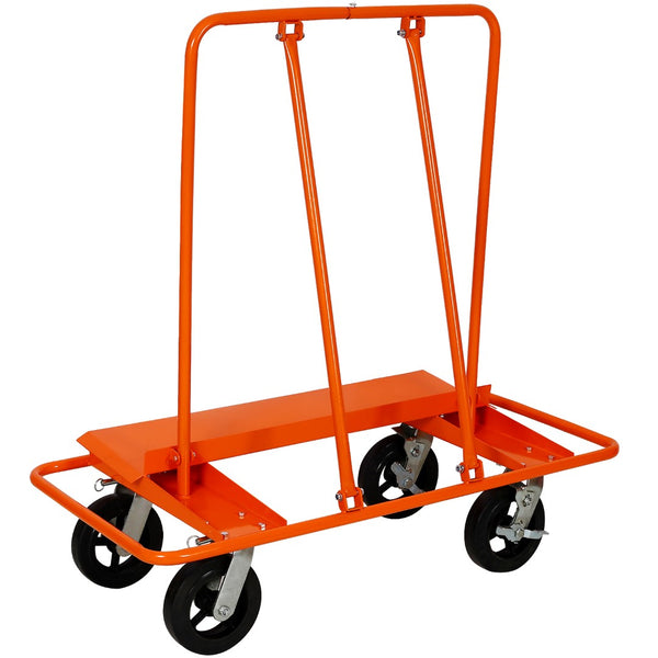 English Elm Heavy Steel Panel Dolly with Powder-coated Frame and 2400lb Swivel Caster Capacity W46540331