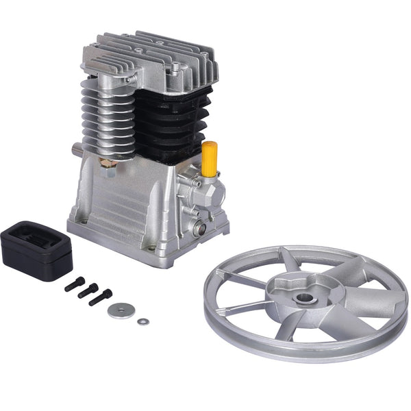 English Elm 2hp Cast Aluminum Piston Compressor Pump Belt Driven 6 Cfm 115 Psi Industrial W46541454
