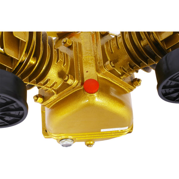 English Elm 3hp Cast Iron V-twin Cylinder Pump Belt Driven 115 Psi Industrial Air Compressor Head W46541457
