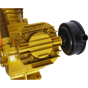 English Elm 3hp Cast Iron V-twin Cylinder Pump Belt Driven 115 Psi Industrial Air Compressor Head W46541457