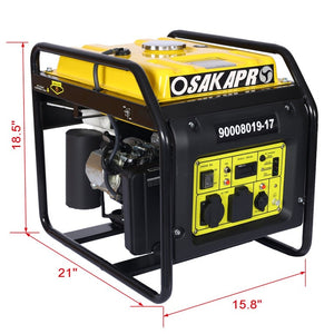 English Elm Open Frame Inverter Generator 3500W RV Ready EPA Compliant Clean Power Output W46541458