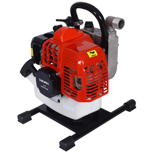 English Elm Gasoline Powered 2-stroke Transfer Pump 33cc Aluminum Alloy Build 20 Gpm Flow W46541459