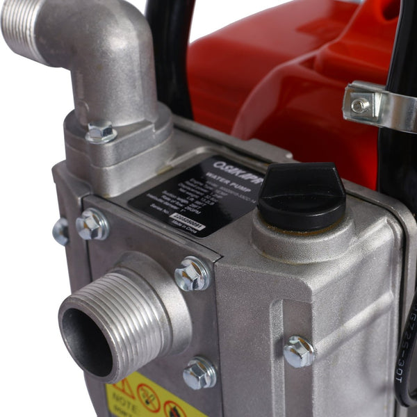 English Elm Gasoline Powered 2-stroke Transfer Pump 33cc Aluminum Alloy Build 20 Gpm Flow W46541459