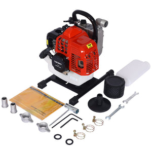 English Elm Gasoline Powered 2-stroke Transfer Pump 33cc Aluminum Alloy Build 20 Gpm Flow W46541459