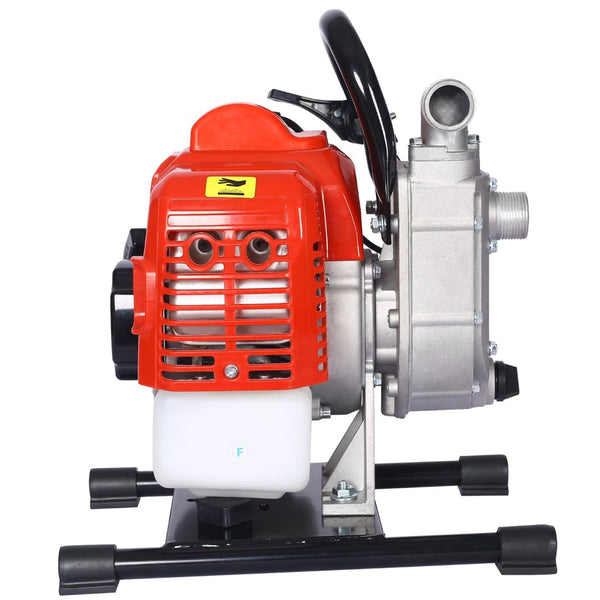 English Elm Gasoline Powered 2-stroke Transfer Pump 33cc Aluminum Alloy Build 20 Gpm Flow W46541459
