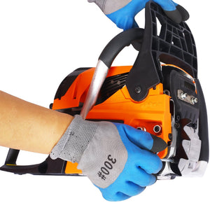 English Elm Chainsaw Gas Powered 58cc 22 Inch Bar Two Stroke Engine for Yard Work and Tree Felling W46542539