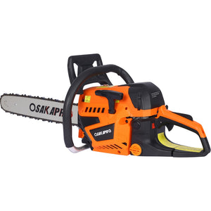 English Elm Chainsaw Gas Powered 58cc 22 Inch Bar Two Stroke Engine for Yard Work and Tree Felling W46542539