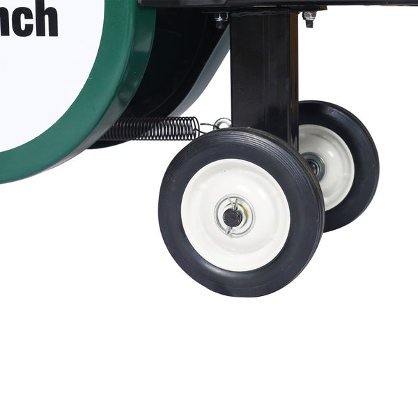 English Elm Double Flywheel Gas Log Splitter 7 Ton Kinetic 63cc Engine Portable Auto Return W46542961