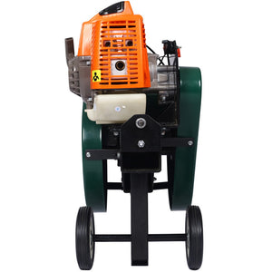 English Elm Double Flywheel Gas Log Splitter 7 Ton Kinetic 63cc Engine Portable Auto Return W46542961