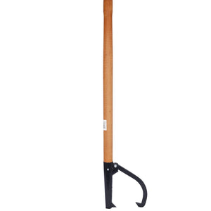 English Elm Log Peavy 48 Inch Hardwood Handle Toothed Steel Hook for Heavy Timber Rolling W46543812