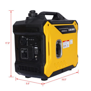 English Elm Super Quiet 2000W Portable Inverter Generator Pure Sine Wave EPA Compliant Lightweight W46547411