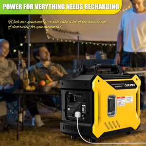 English Elm Super Quiet 2000W Portable Inverter Generator Pure Sine Wave EPA Compliant Lightweight W46547411