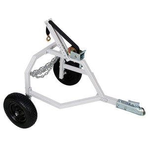 English Elm Atv Log Skidding Arch Heavy Duty Steel Frame 1000 Lb Winch Pneumatic Tires W46554594