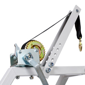 English Elm Atv Log Skidding Arch Heavy Duty Steel Frame 1000 Lb Winch Pneumatic Tires W46554594