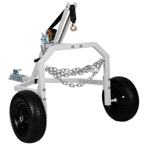 English Elm Atv Log Skidding Arch Heavy Duty Steel Frame 1000 Lb Winch Pneumatic Tires W46554594