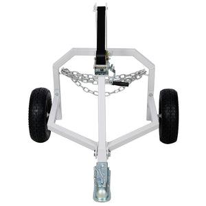 English Elm Atv Log Skidding Arch Heavy Duty Steel Frame 1000 Lb Winch Pneumatic Tires W46554594