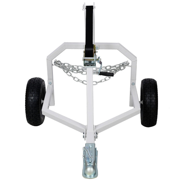 English Elm Atv Log Skidding Arch Heavy Duty Steel Frame 1000 Lb Winch Pneumatic Tires W46554594