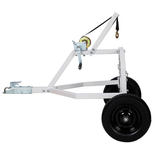 English Elm Atv Log Skidding Arch Heavy Duty Steel Frame 1000 Lb Winch Pneumatic Tires W46554594