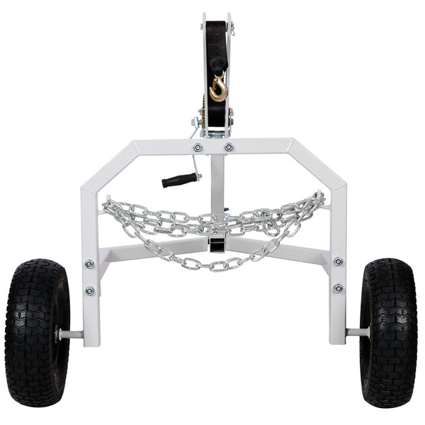 English Elm Atv Log Skidding Arch Heavy Duty Steel Frame 1000 Lb Winch Pneumatic Tires W46554594
