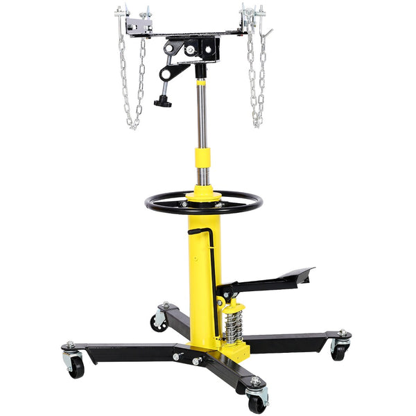 English Elm 1660lbs Hydraulic Transmission Jack Two Stage Foot Pump Shop Lift 32 to 70 Inch W46557316