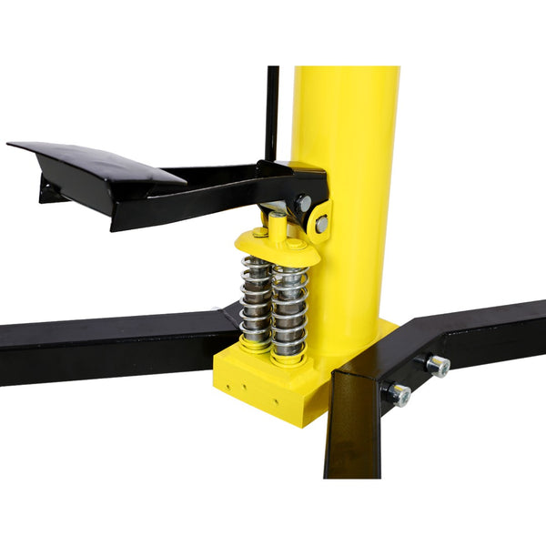 English Elm 1660lbs Hydraulic Transmission Jack Two Stage Foot Pump Shop Lift 32 to 70 Inch W46557316